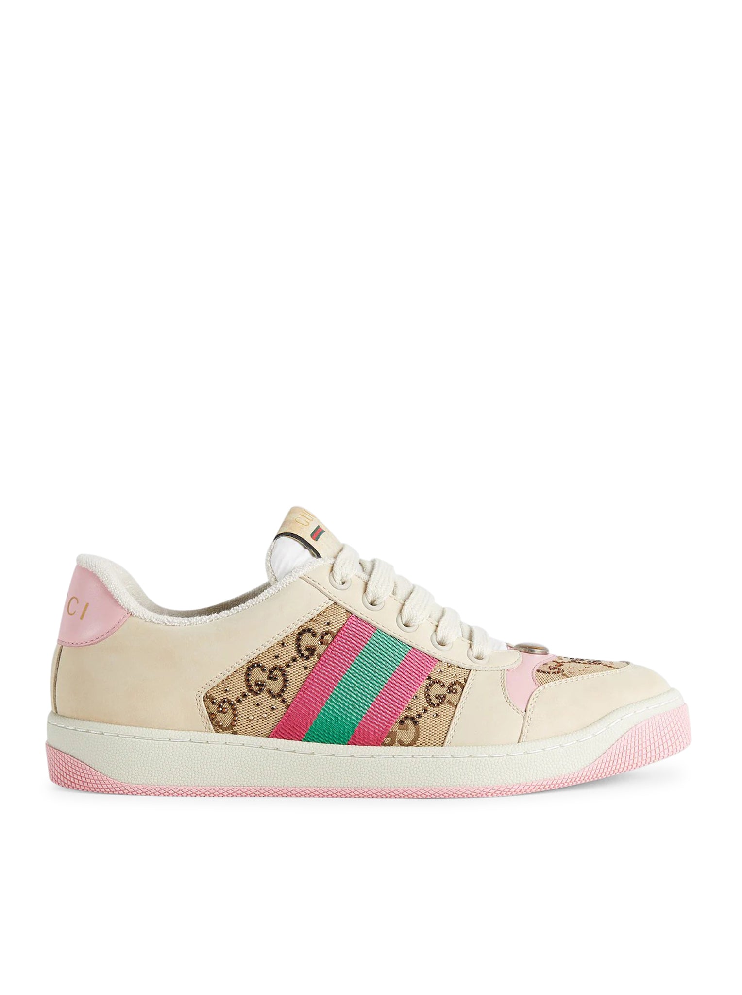 Gucci SCREENER SNEAKERS WITH CRYSTALS