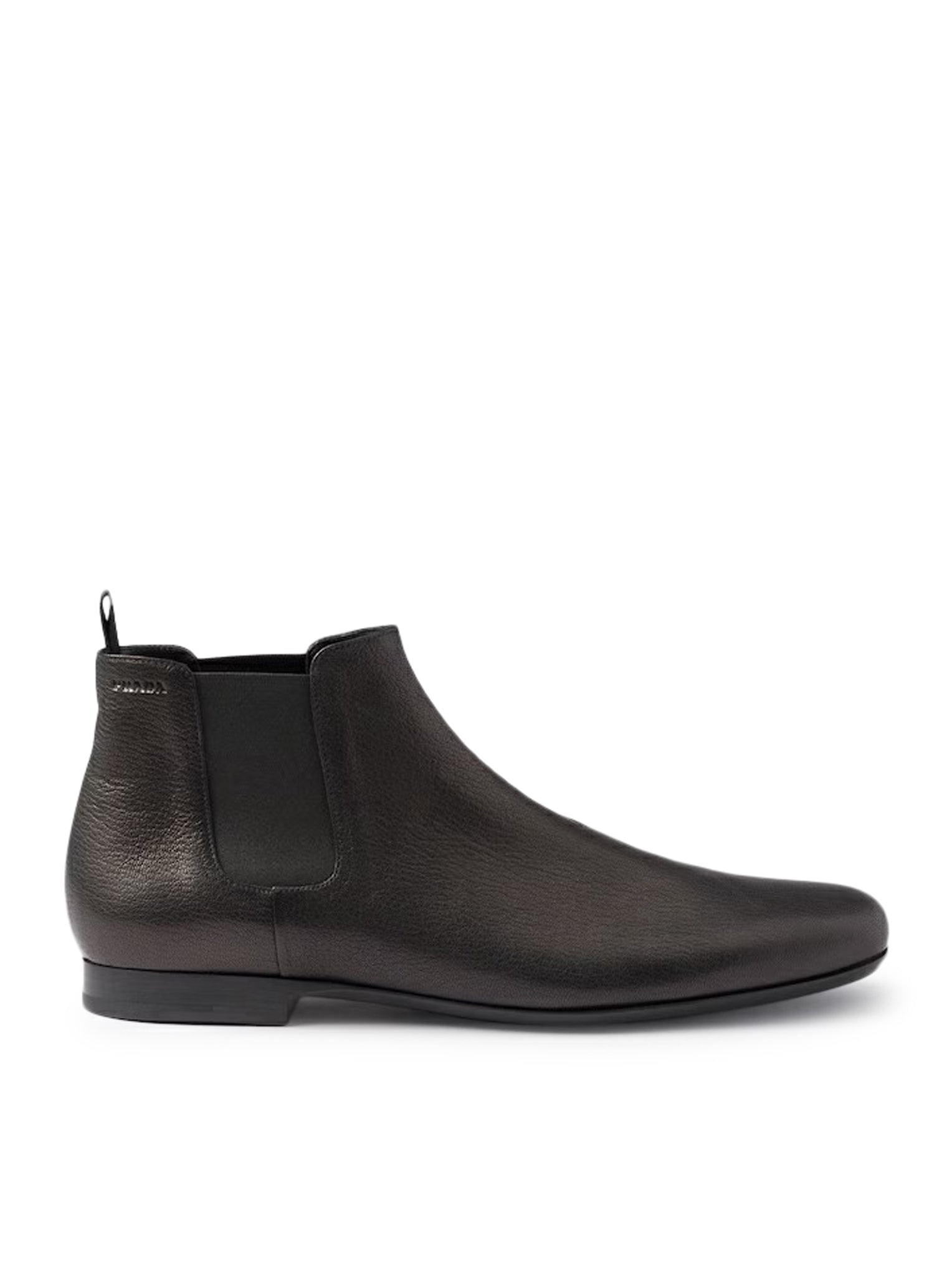 Prada LEATHER CHELSEA BOOTS