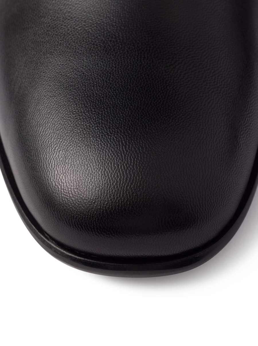 Prada LEATHER ANKLE BOOTS, view 5