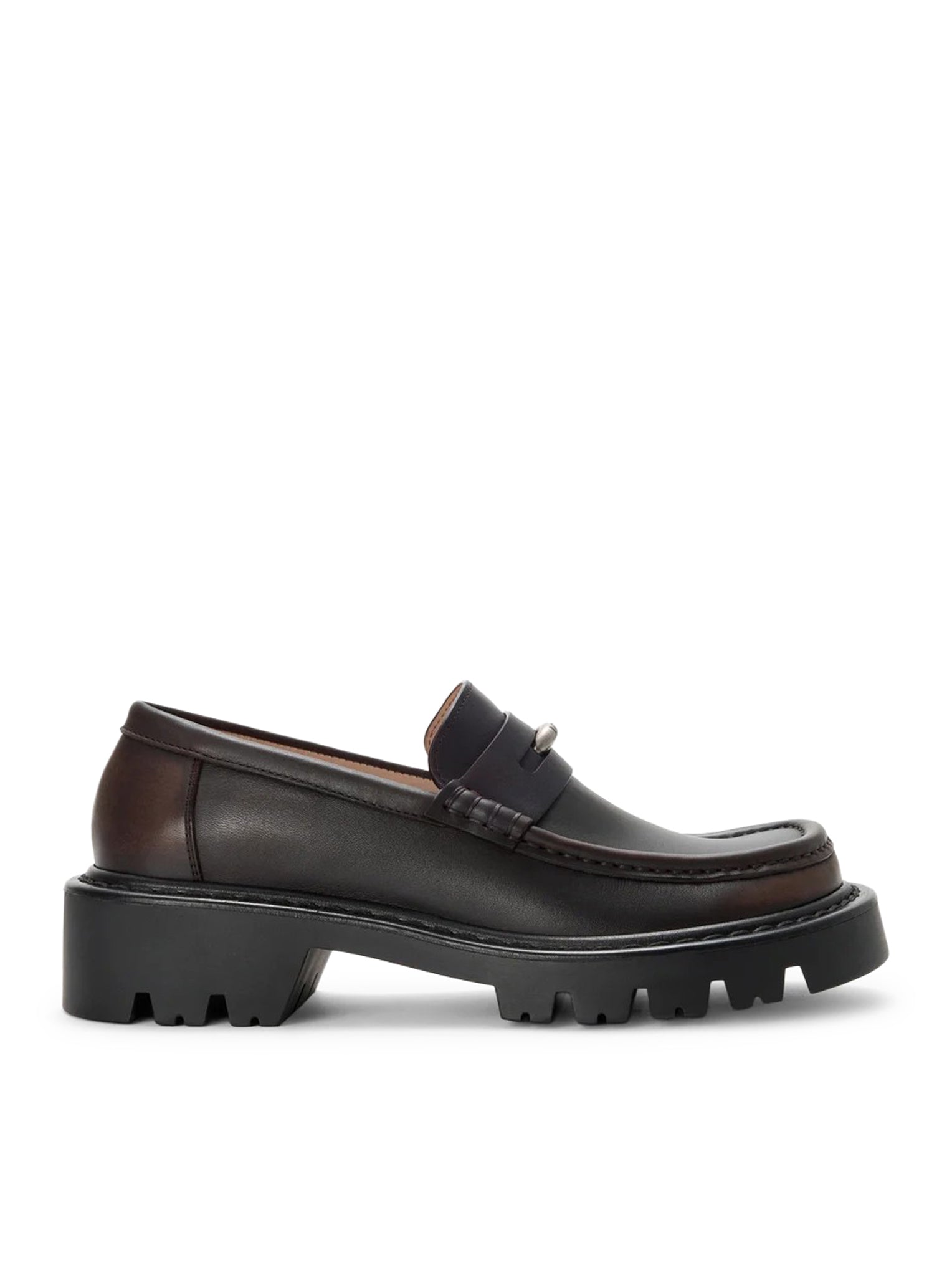 Loewe SIERRA BRUSHED CALFSKIN LOAFERS