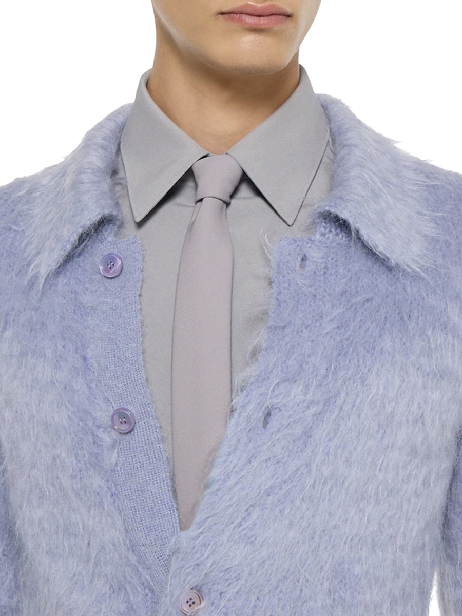 Gucci SILK TIE WITH CREPE EFFECT, view 2