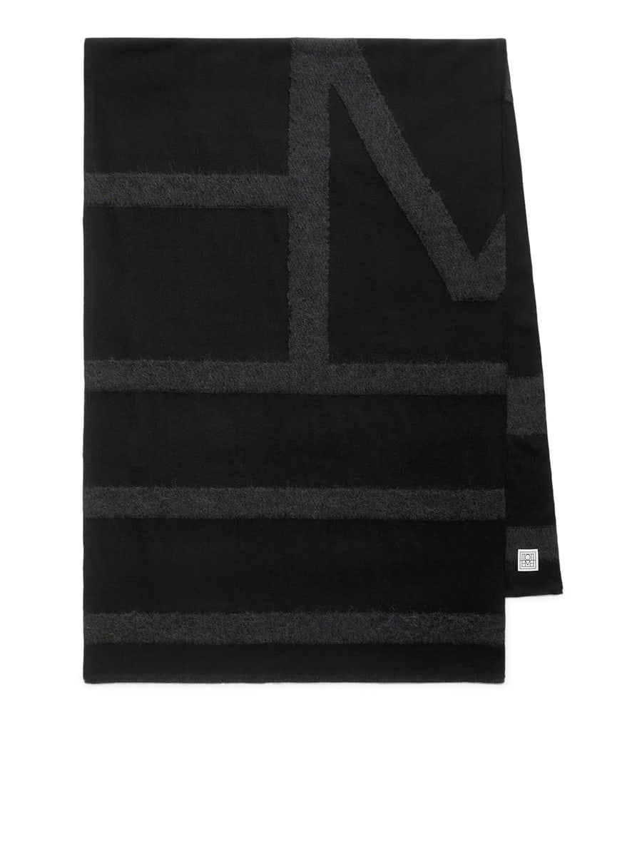 Toteme MONOGRAM TWILL SCARF