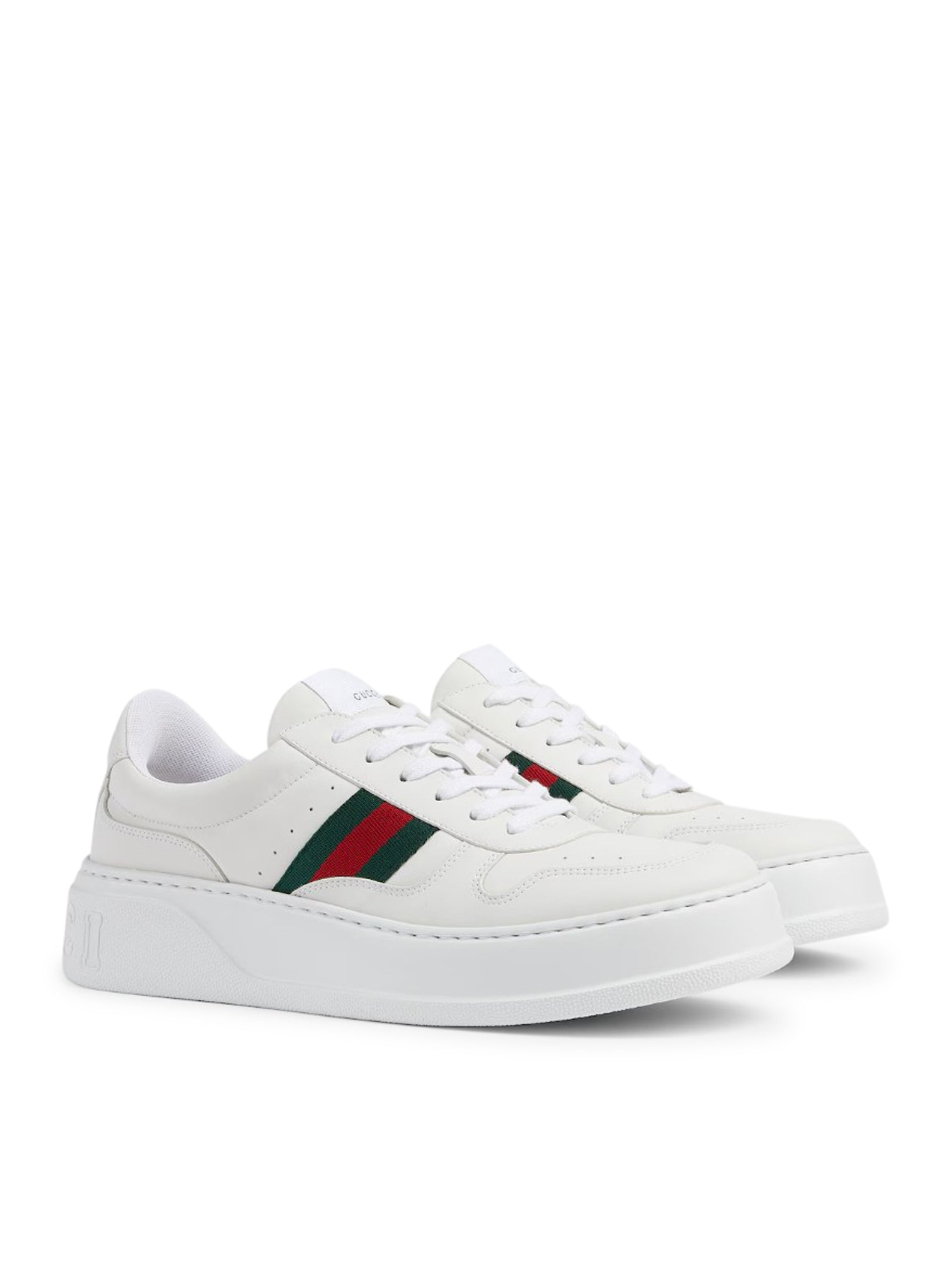 Gucci DALI SOFT LEATHER SNEAKERS, view 2