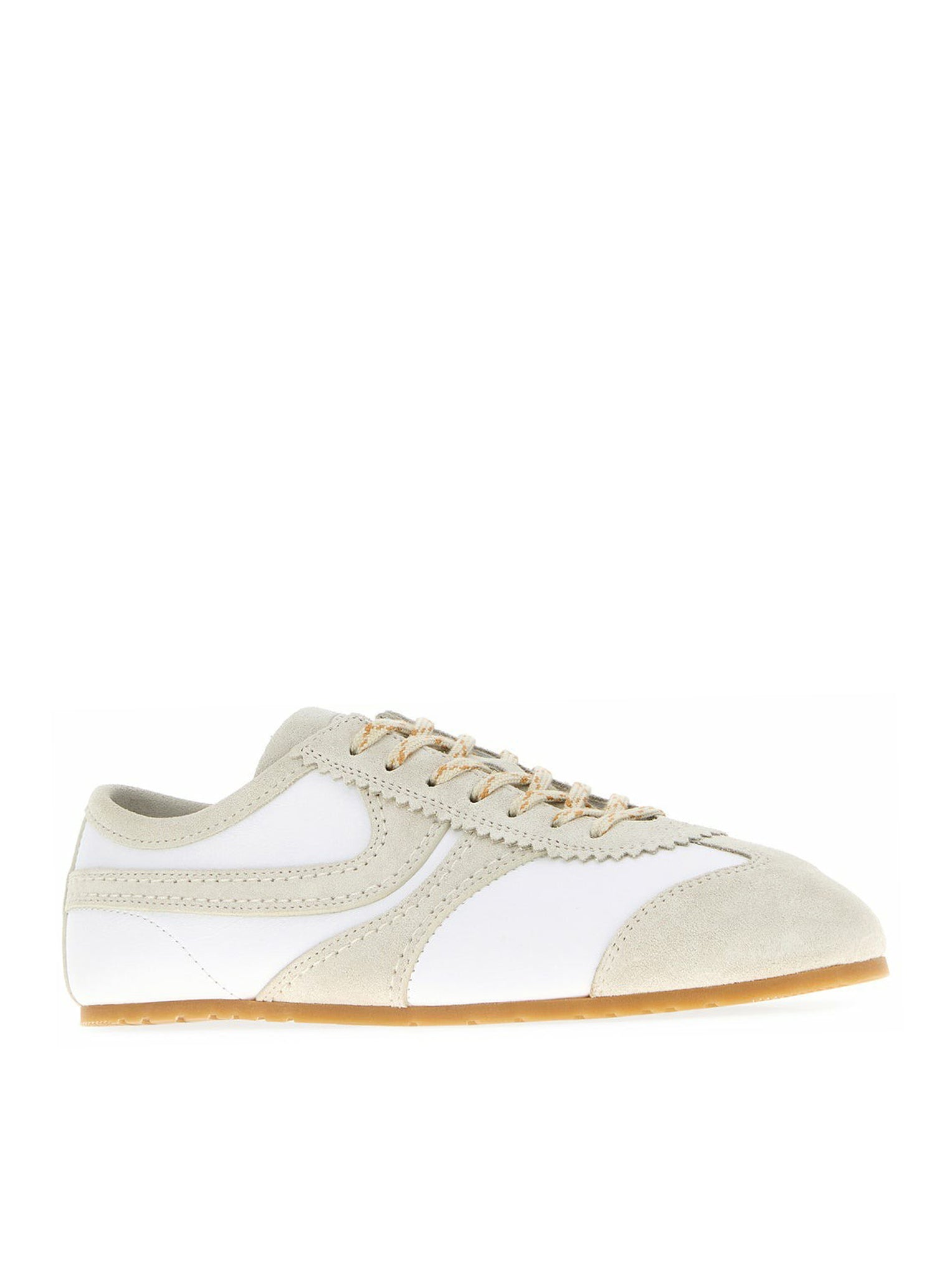 Dries Van Noten TWO-TONE LEATHER AND SUEDE SNEAKERS, view 2
