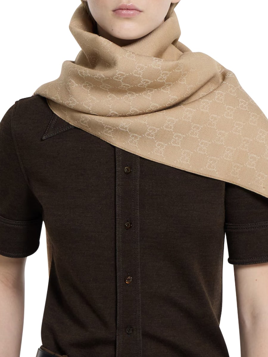 Gucci GG WOOL SCARF, view 2