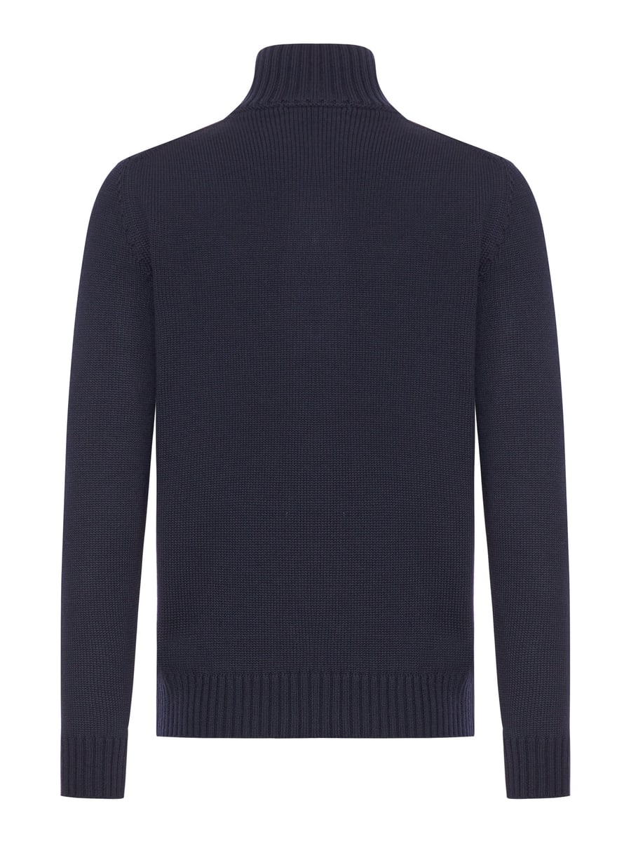 Zanone WOOL HIGH NECK CARDIGAN, view 2