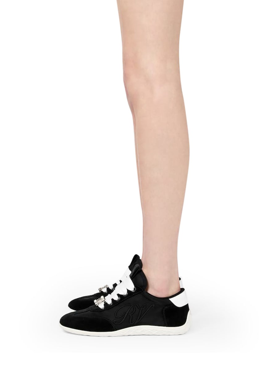 Roger Vivier VIV LOW SUEDE SNEAKERS, view 3