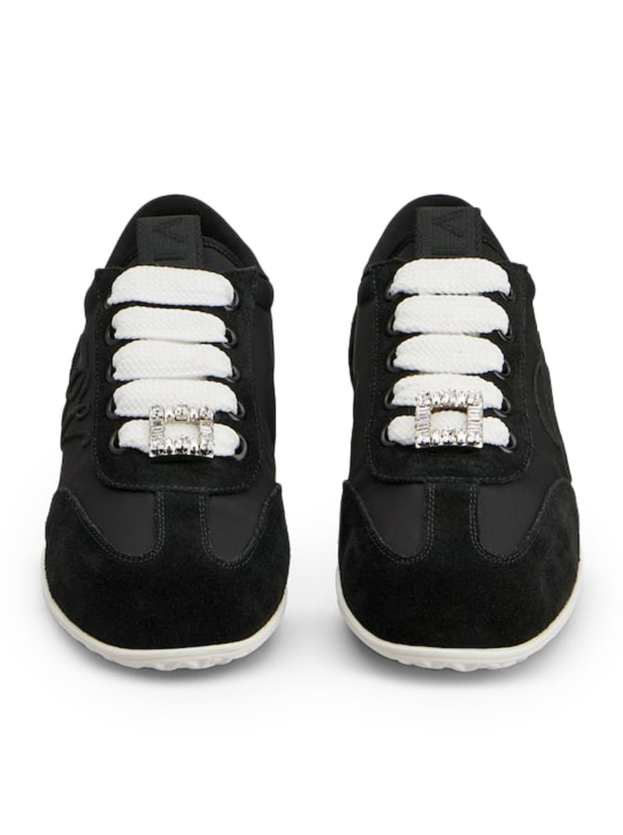 Roger Vivier VIV LOW SUEDE SNEAKERS, view 6