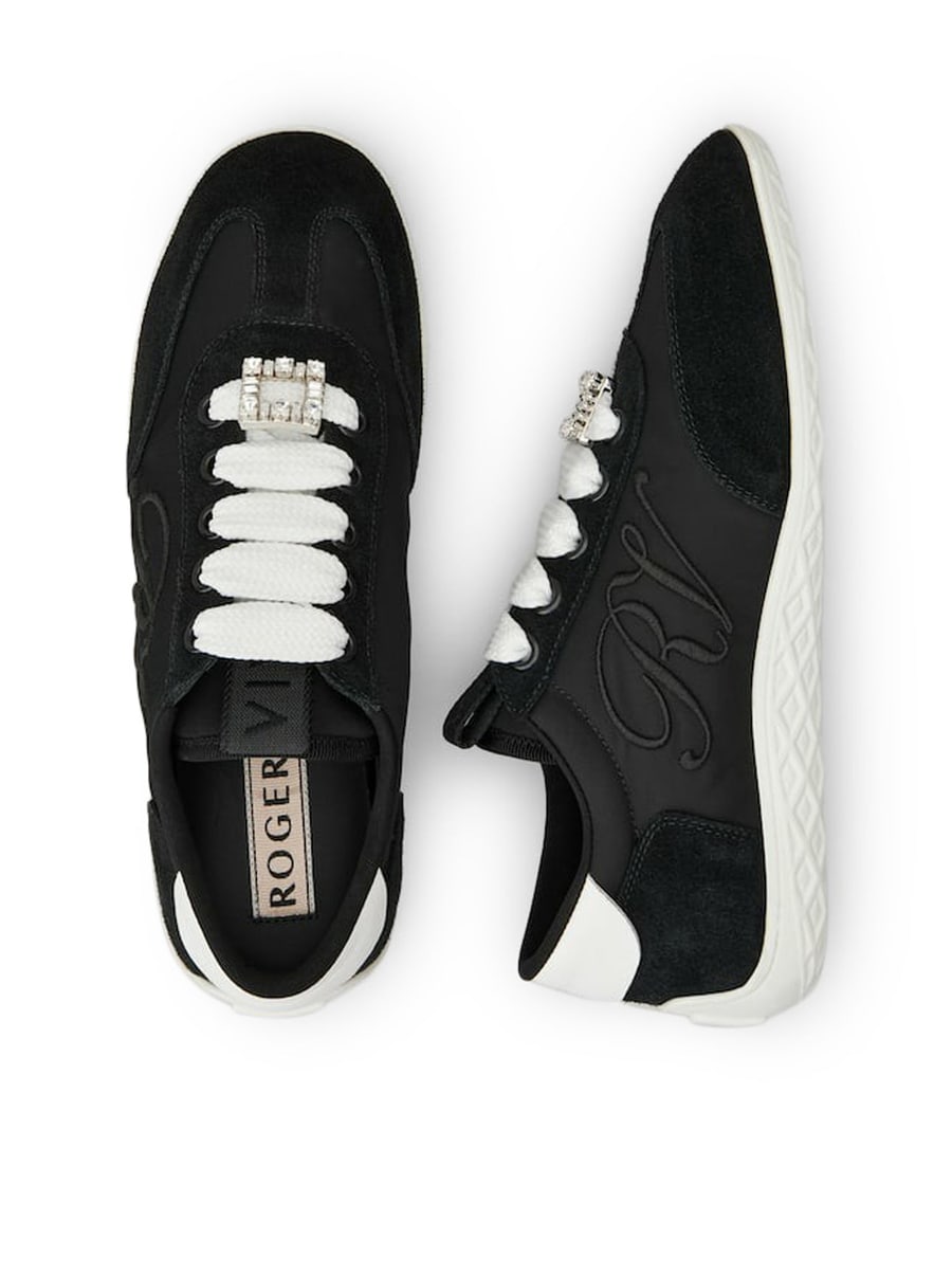 Roger Vivier VIV LOW SUEDE SNEAKERS, view 7