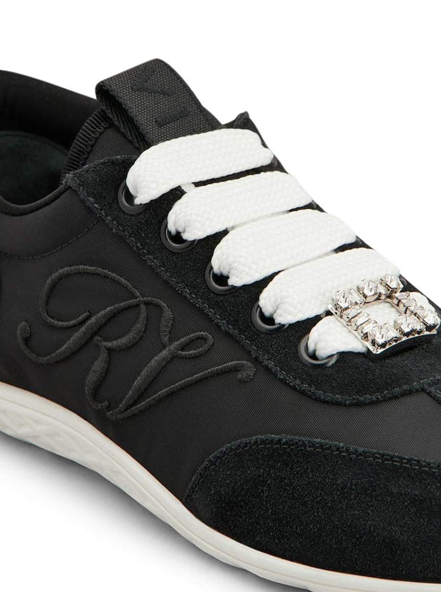 Roger Vivier VIV LOW SUEDE SNEAKERS, view 8