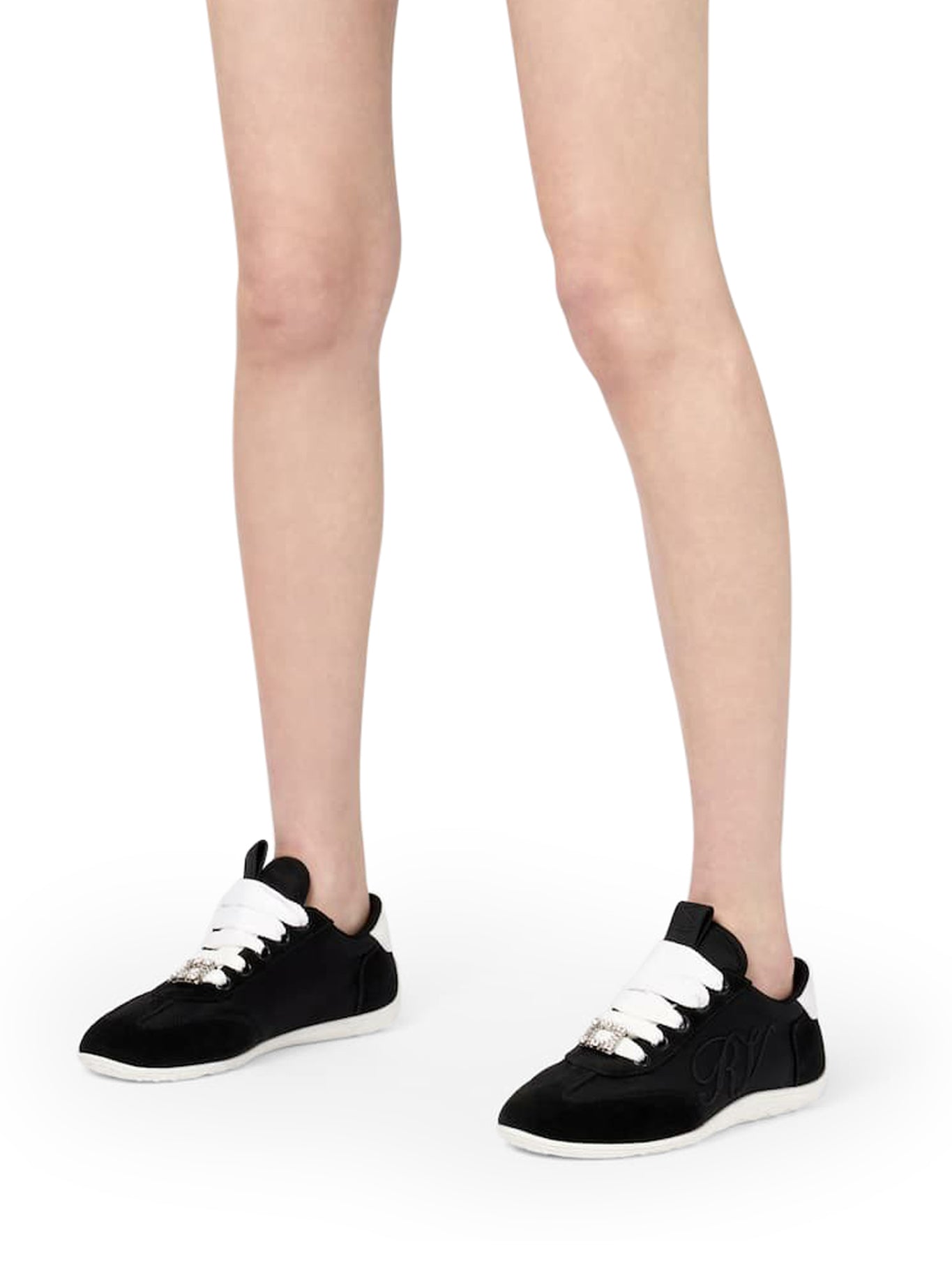 Roger Vivier VIV LOW SUEDE SNEAKERS, view 2