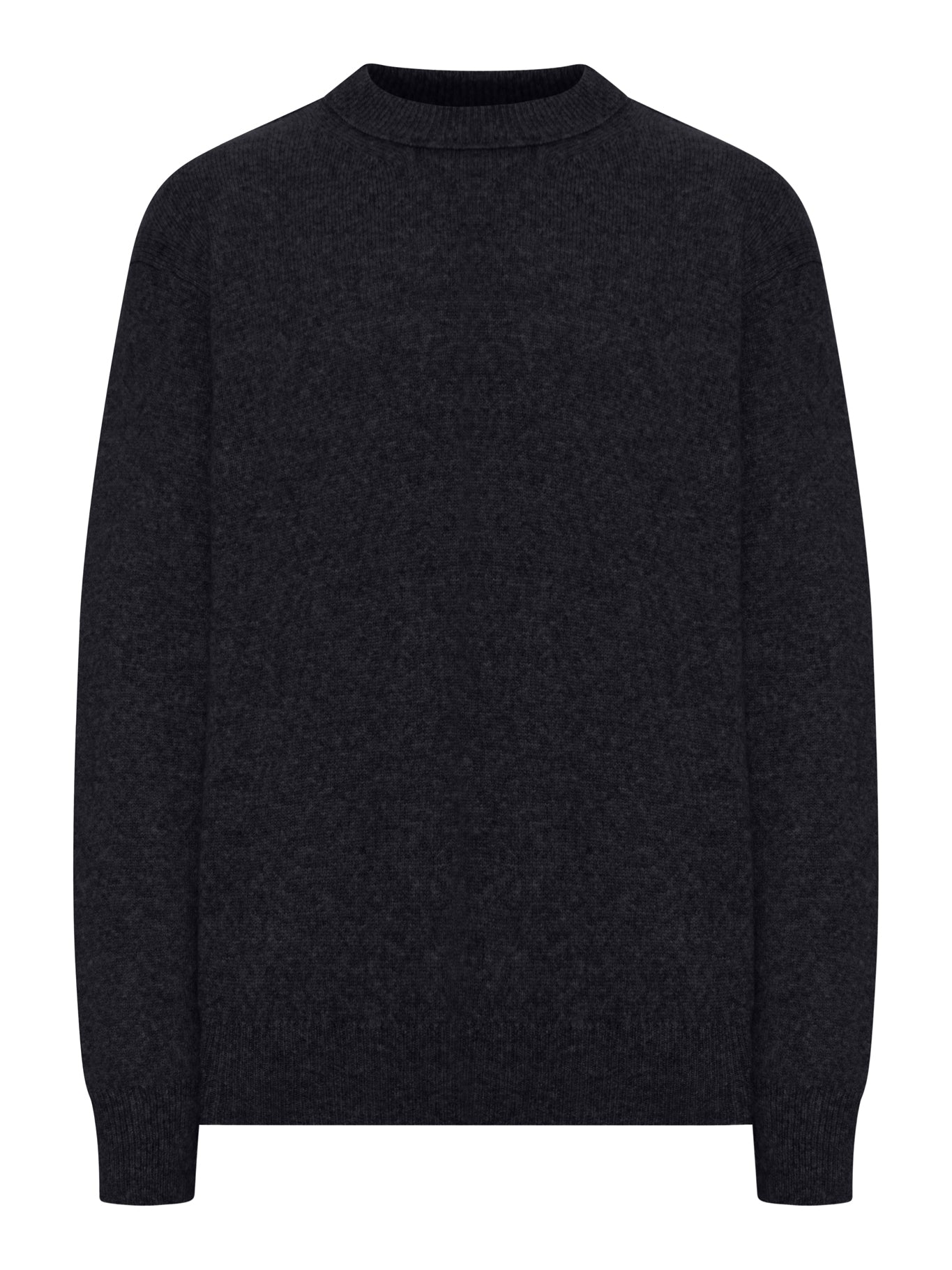 Roberto Collina CREW NECK SWEATER IN MELANGE EFFECT WOOL