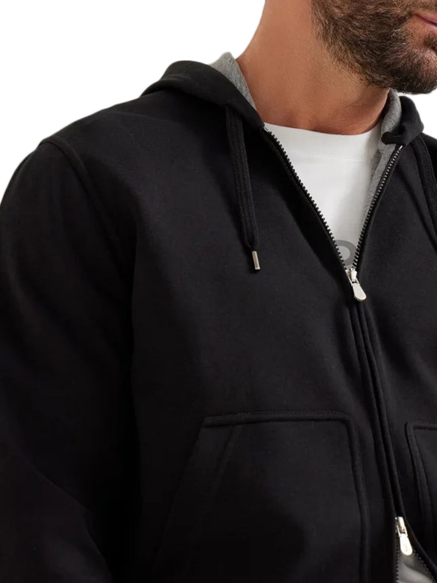 Brunello Cucinelli ZIP-UP HOODIE, view 5