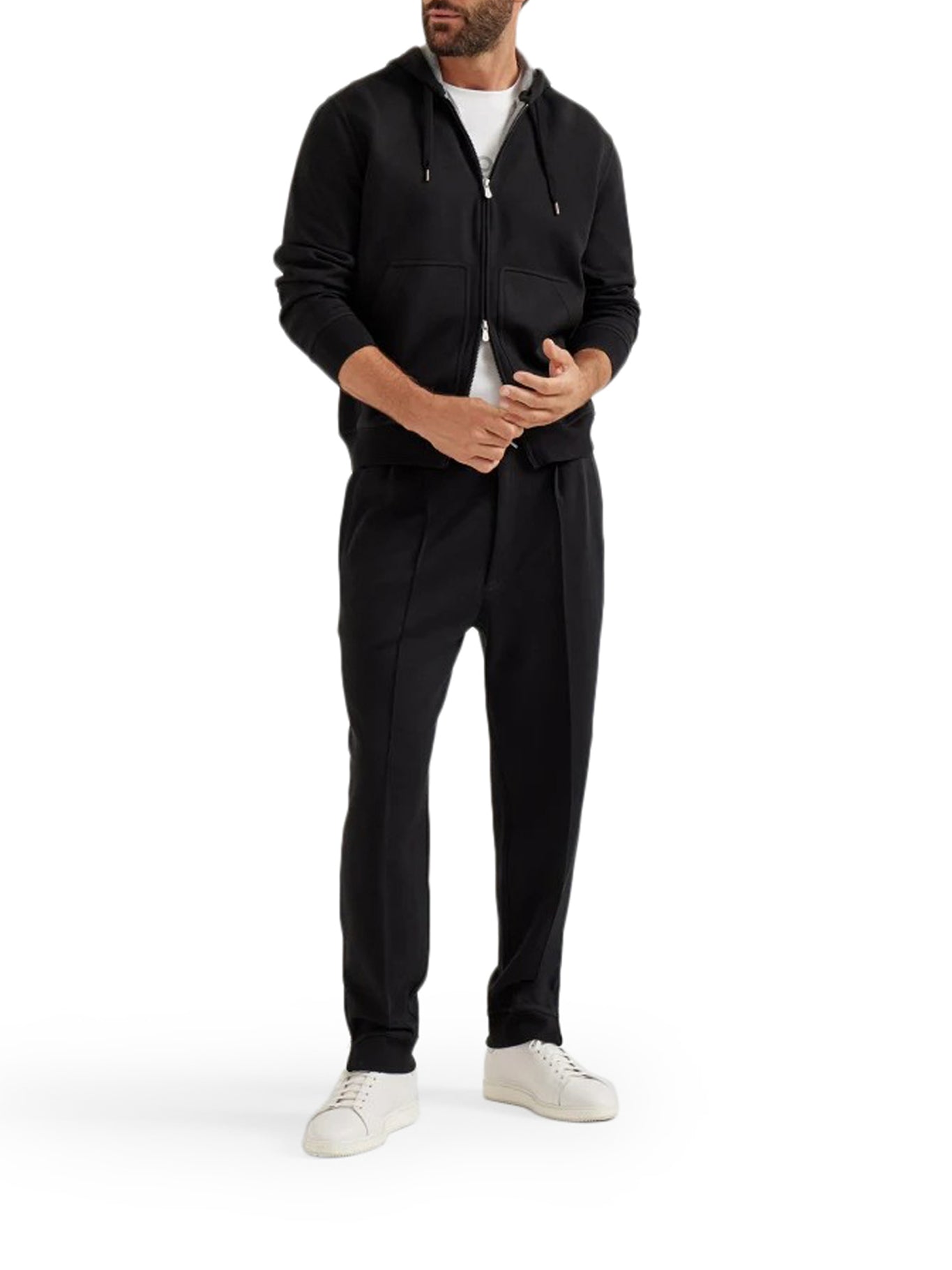 Brunello Cucinelli ZIP-UP HOODIE, view 2