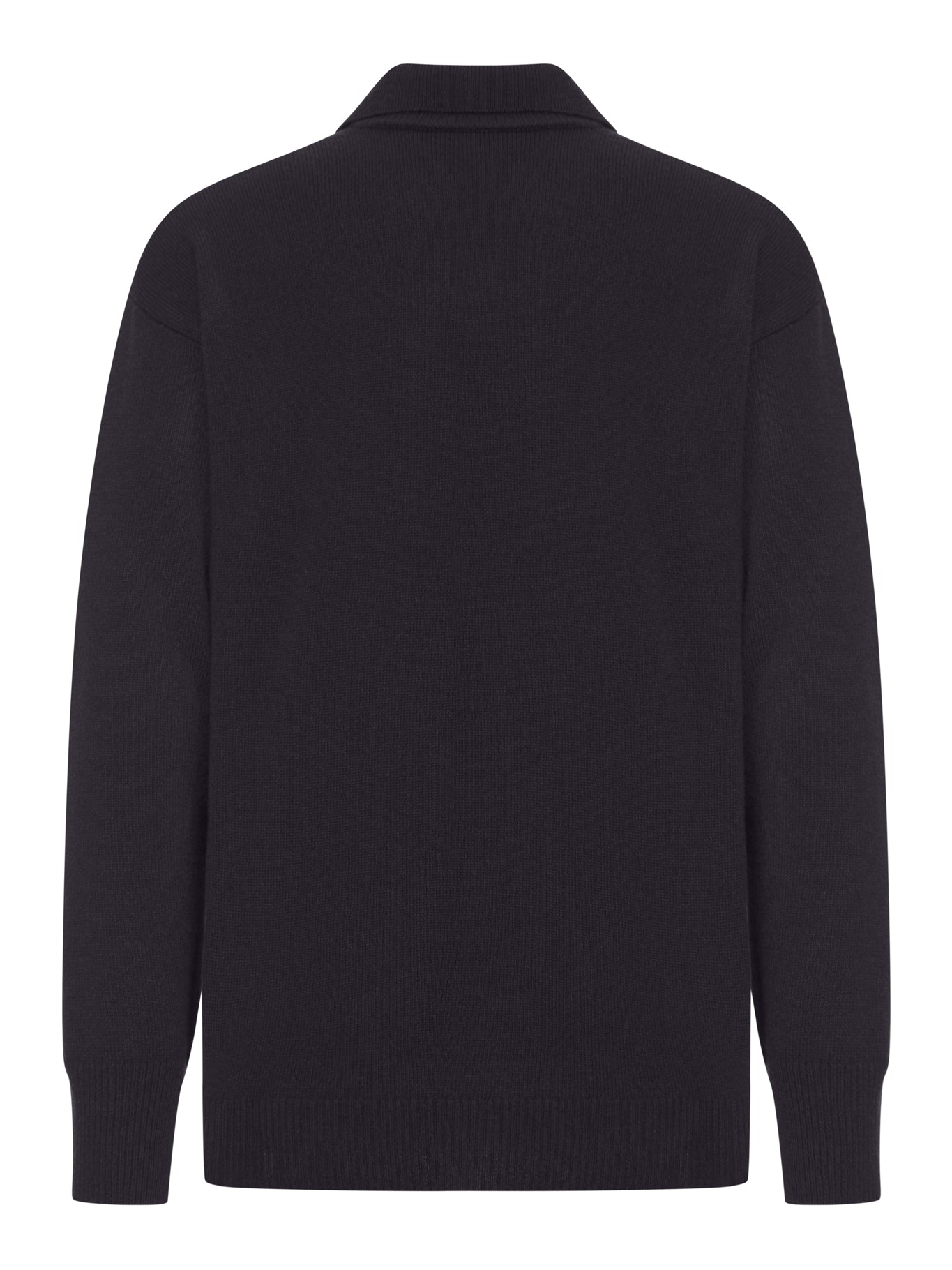 Roberto Collina V-NECK WOOL POLO SHIRT, view 2