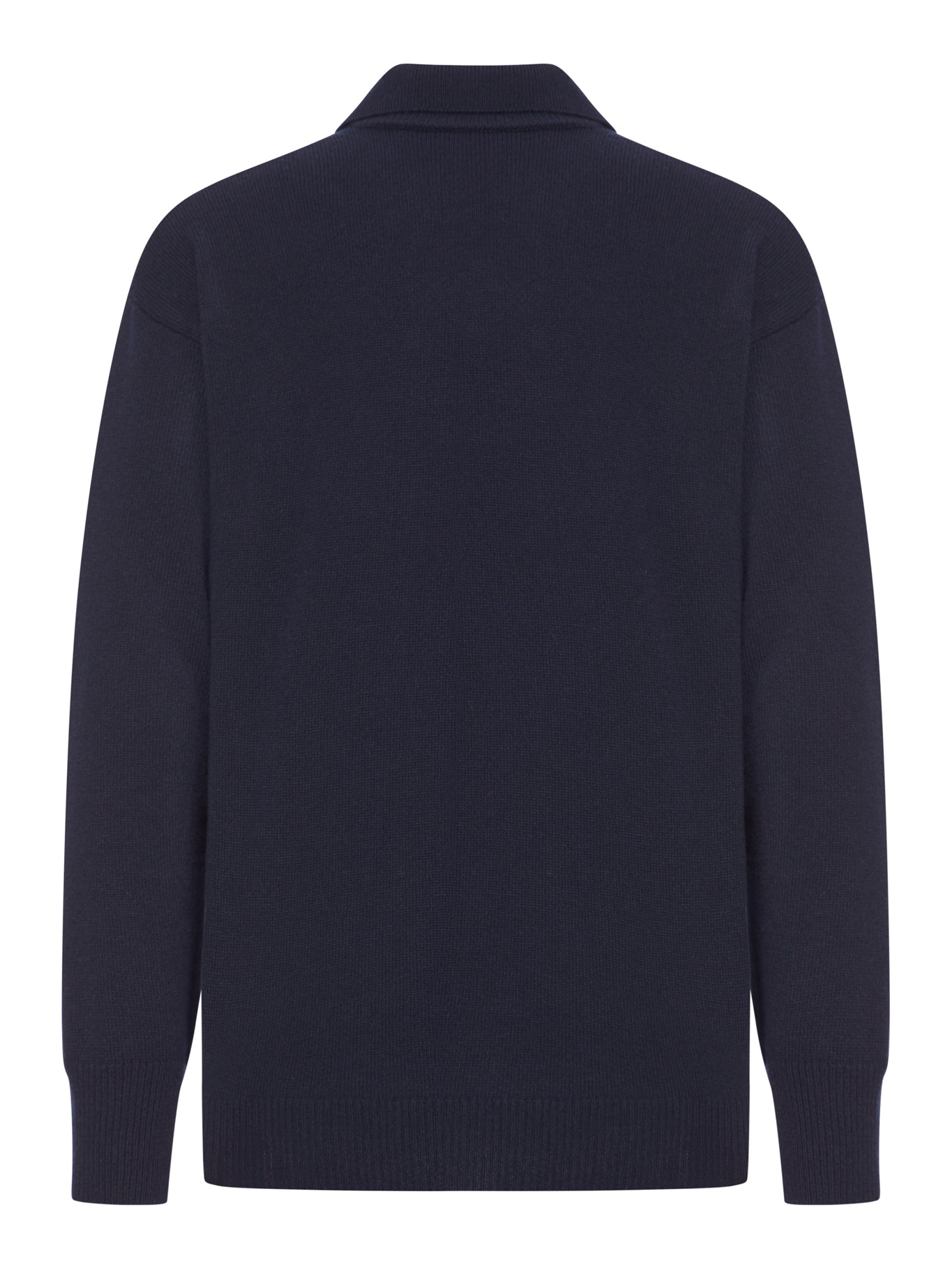 Roberto Collina V-NECK WOOL POLO SHIRT, view 2