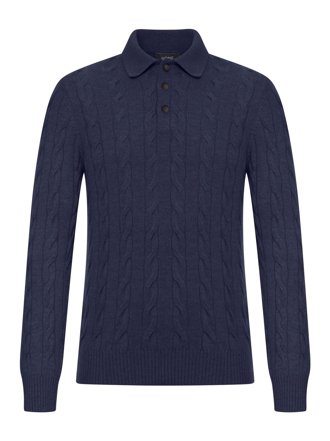 Nome G POLO SHIRT WITH WOVEN PATTERN