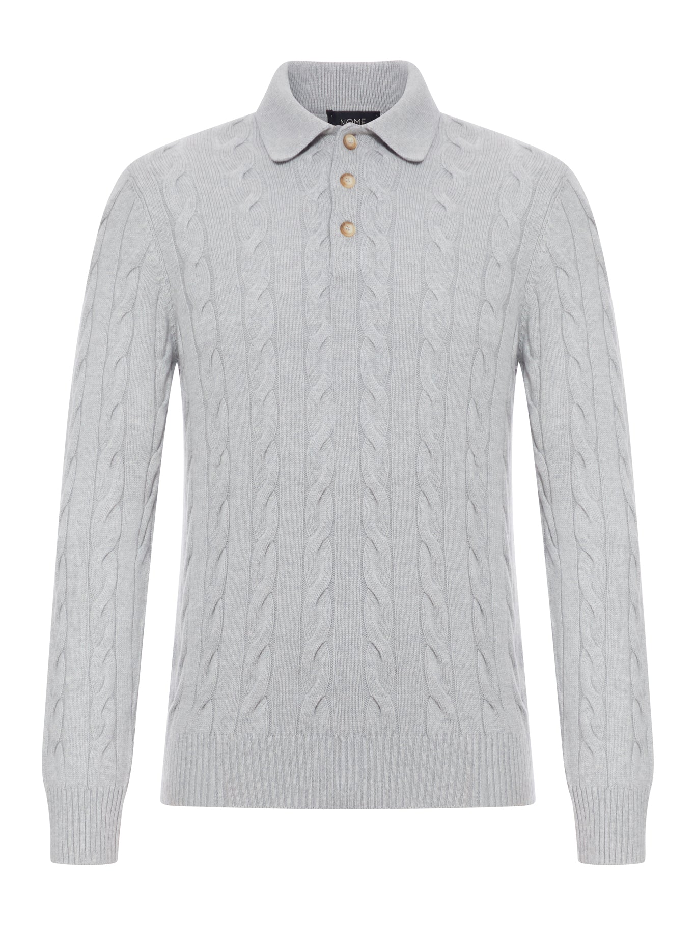 Nome G POLO SHIRT WITH WOVEN PATTERN