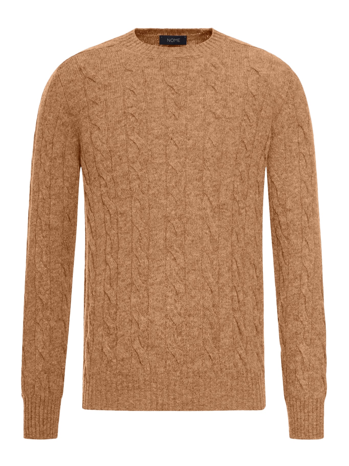 Nome G SHETLAND WOOL CABLE-KNIT CREWNECK