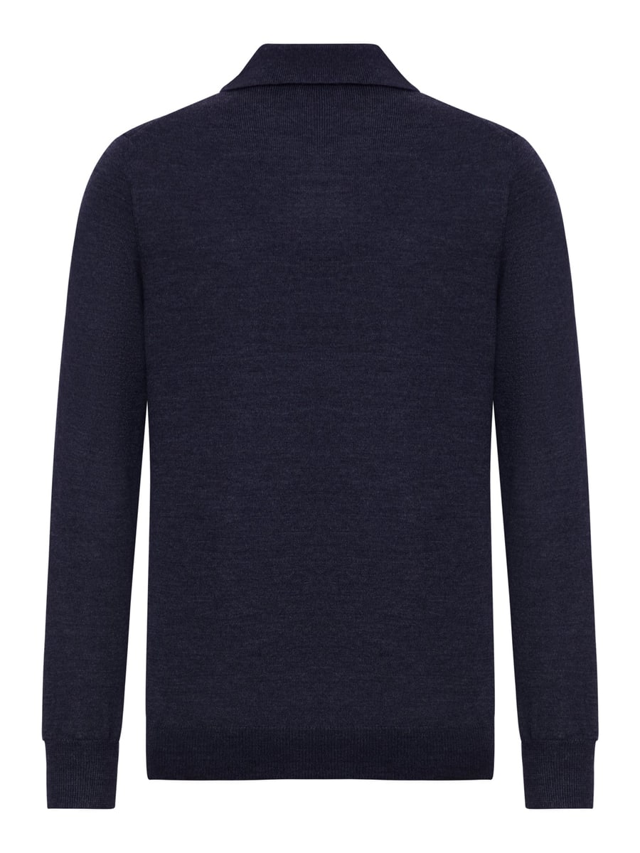 Nome G WOOL ZIP-UP POLO, view 2