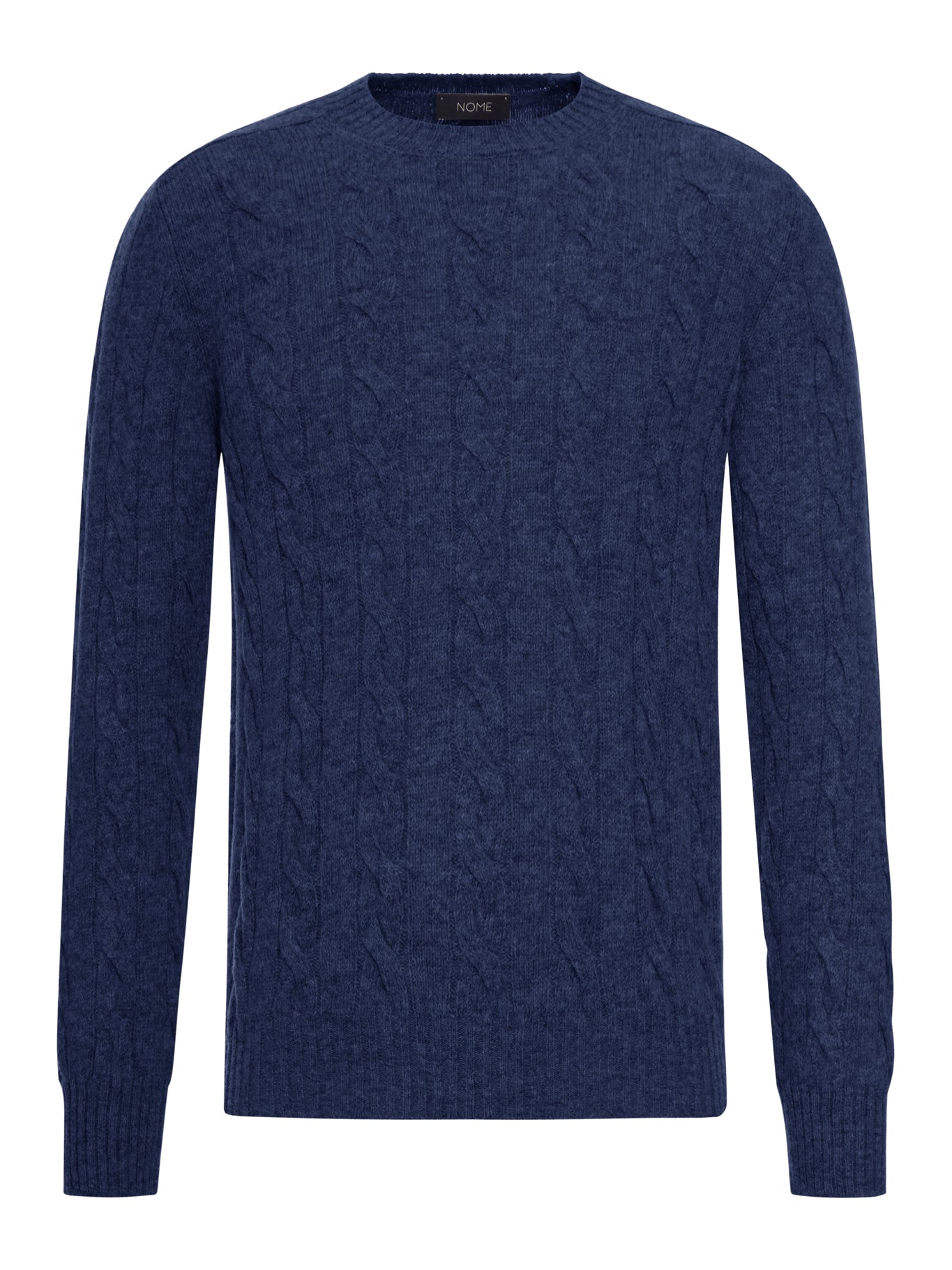 Nome G SHETLAND WOOL CABLE-KNIT CREWNECK