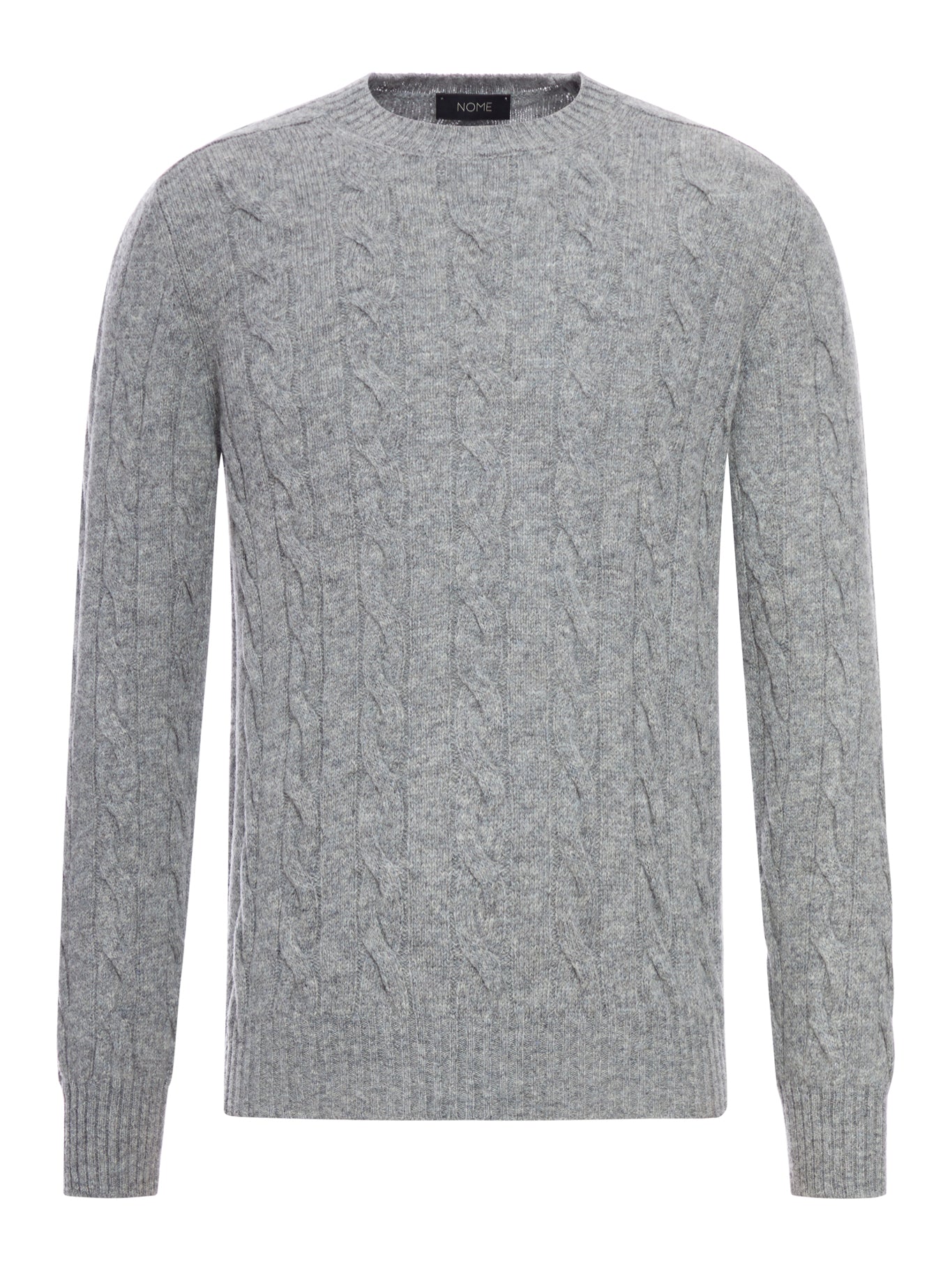 Nome G SHETLAND WOOL CABLE-KNIT CREWNECK