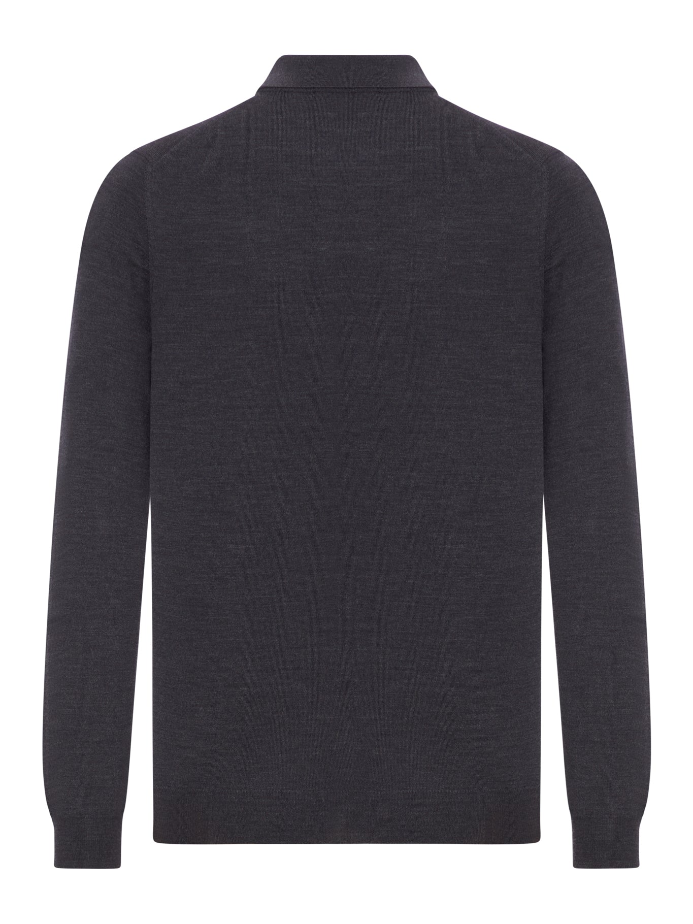 Zanone POLO SHIRT IN FINE COMBED WOOL, view 2