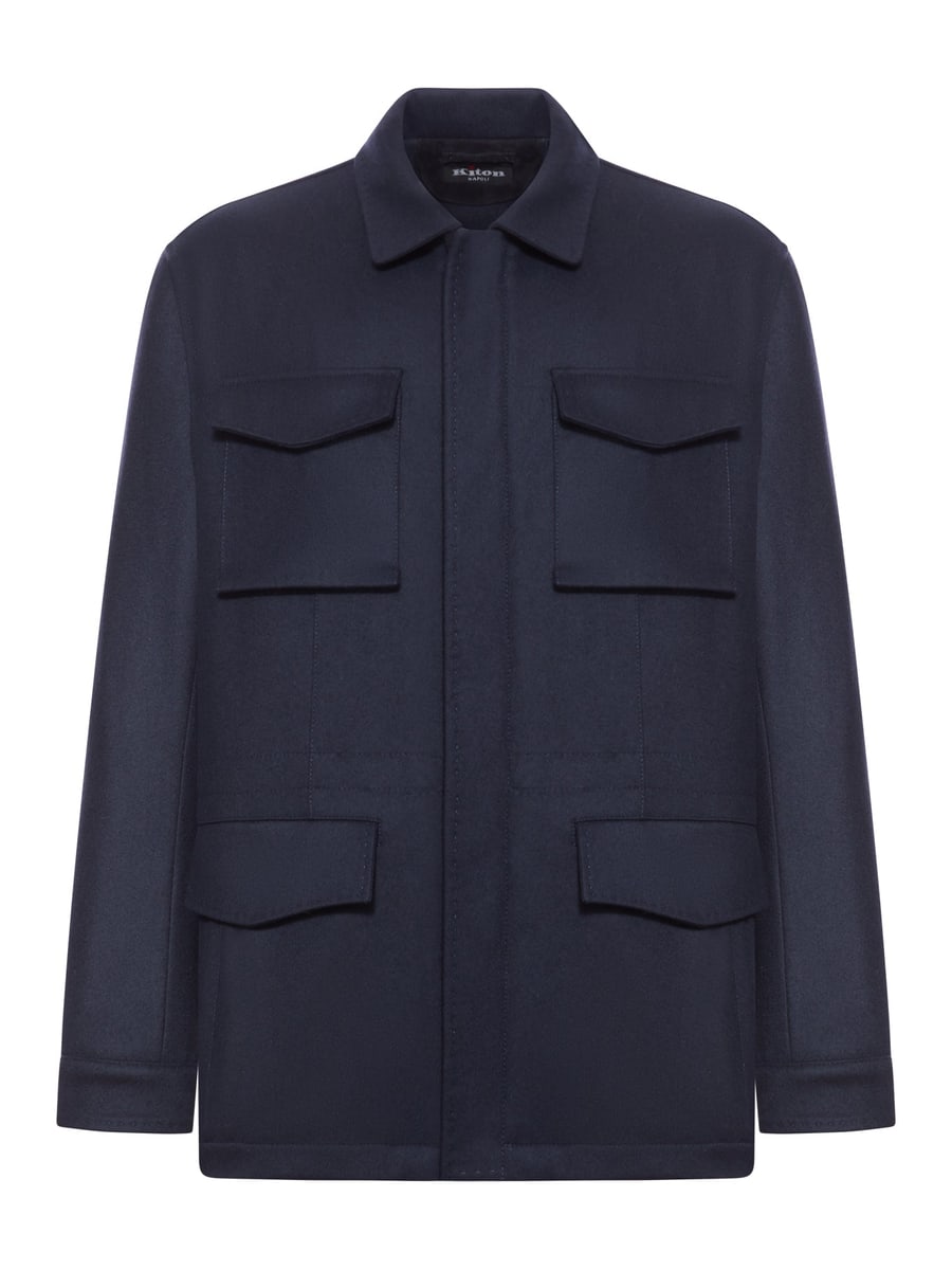 Kiton MULTI-POCKET CASHMERE FIELD JACKET