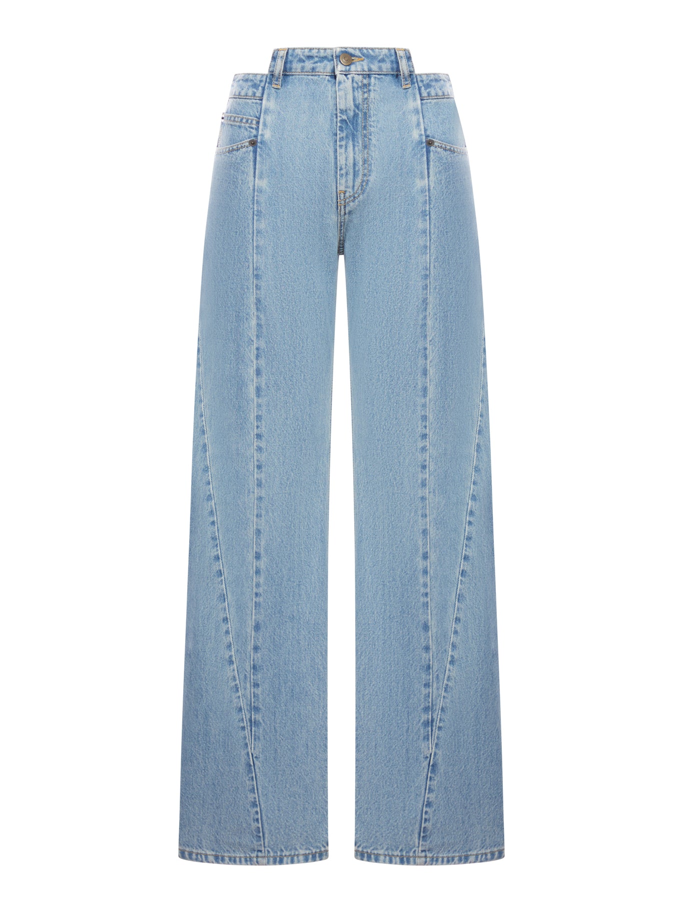 Maison Margiela DENIM JEANS WITH CUT-OUT DETAIL