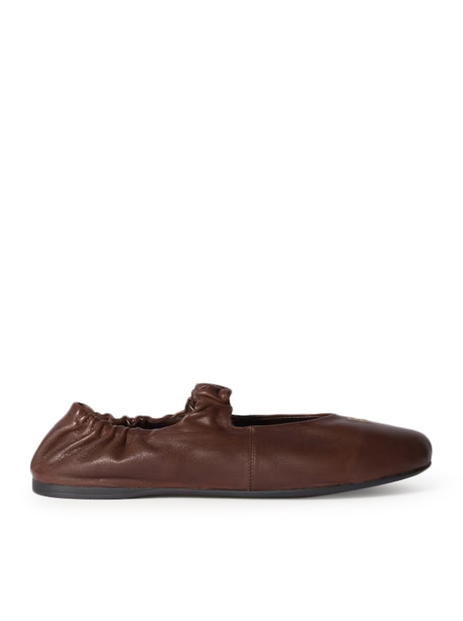 Miu Miu NAPPA RUCHED BALLET FLATS