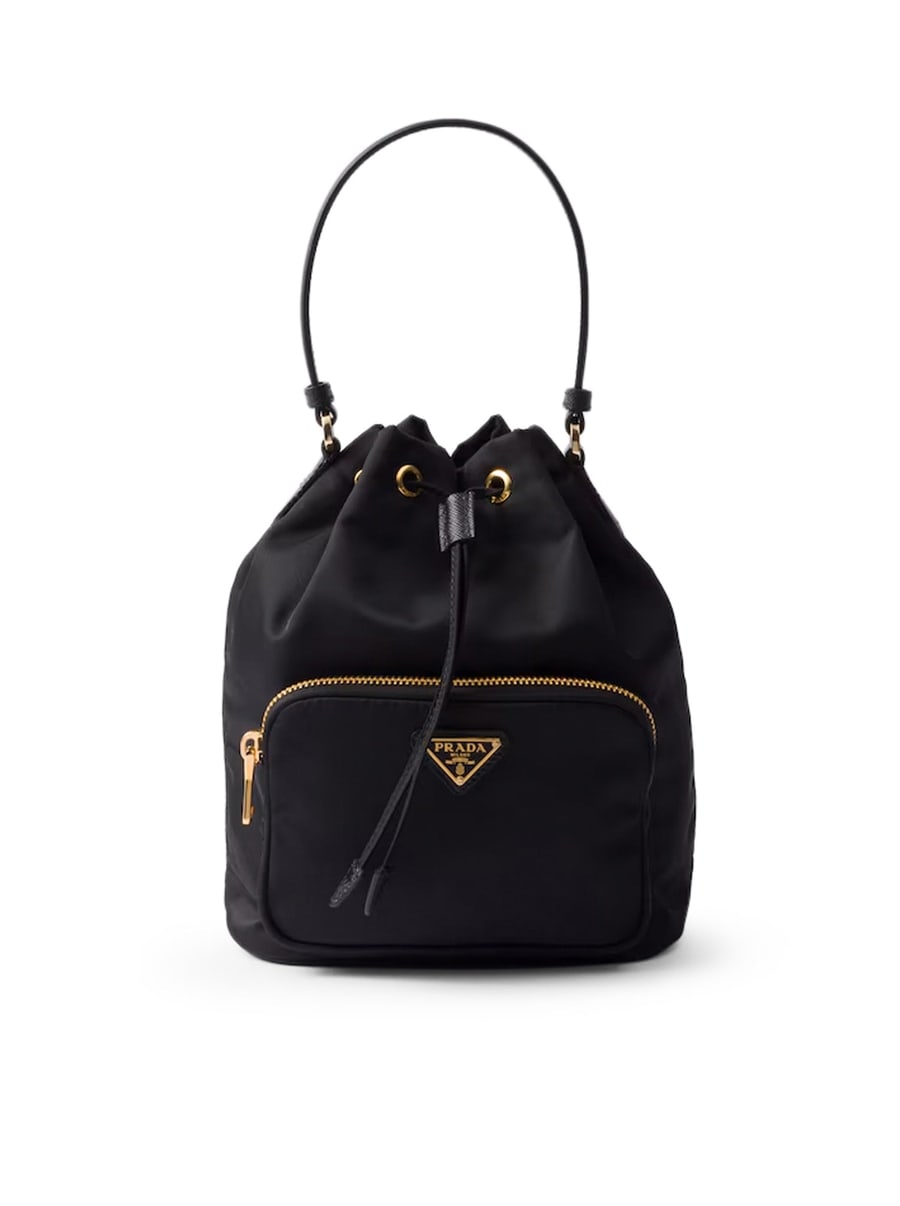 Prada PRADA DUET RE-NYLON BUCKET BAG