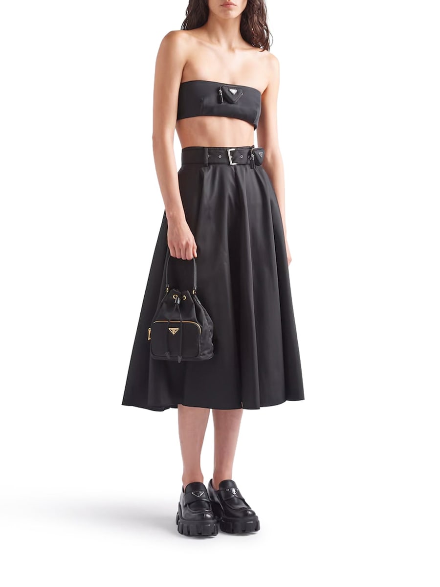 Prada PRADA DUET RE-NYLON BUCKET BAG, view 2