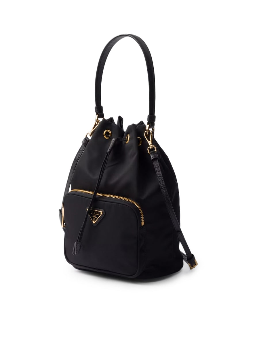 Prada PRADA DUET RE-NYLON BUCKET BAG, view 4