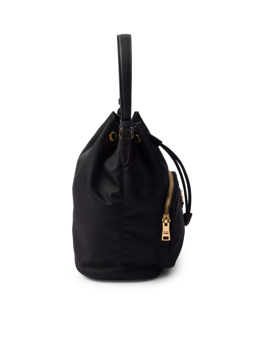 Prada PRADA DUET RE-NYLON BUCKET BAG, view 6