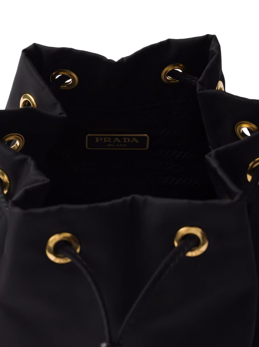 Prada PRADA DUET RE-NYLON BUCKET BAG, view 7