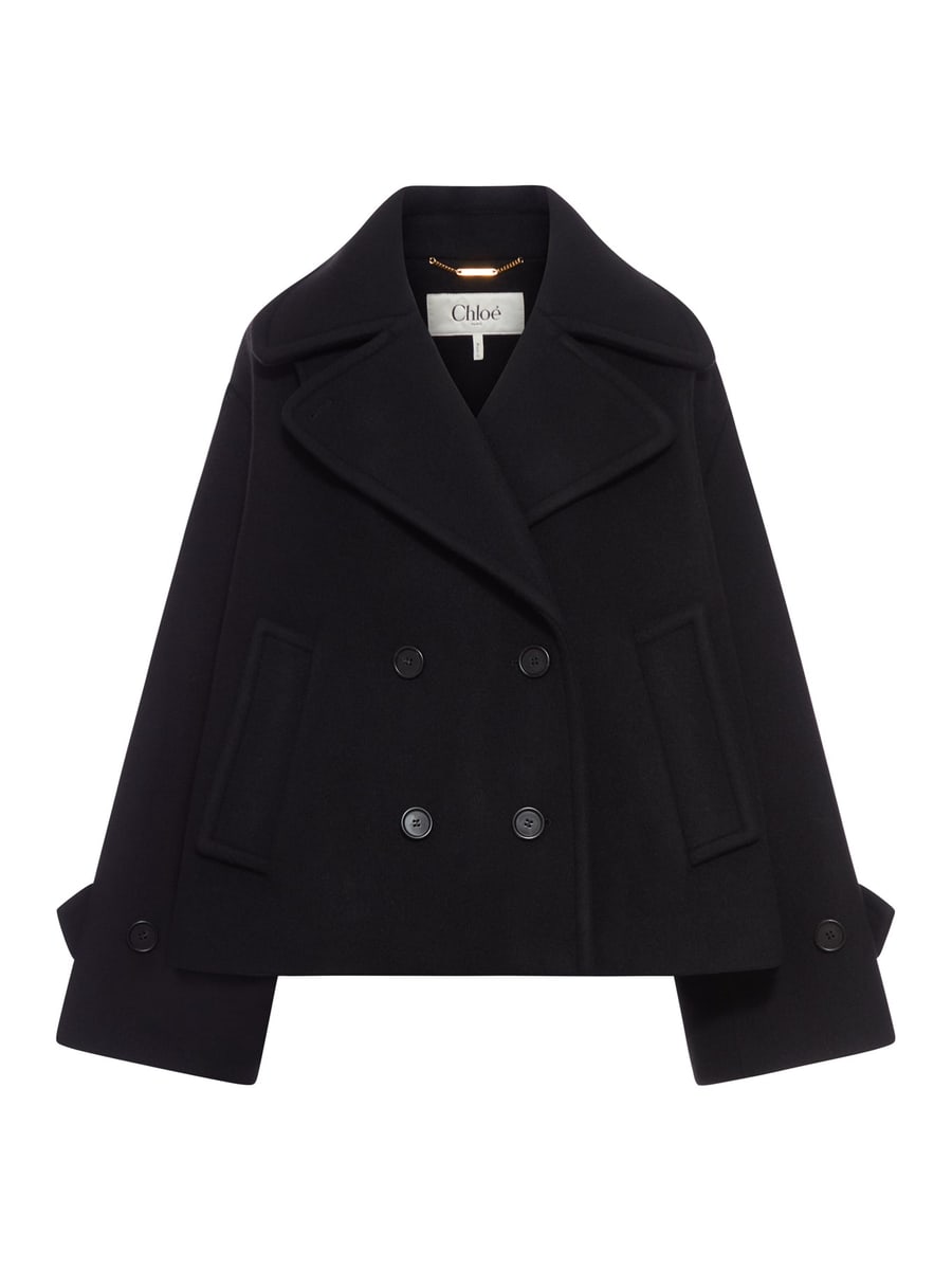 Chloé OVERSIZED SHORT WOOL COAT