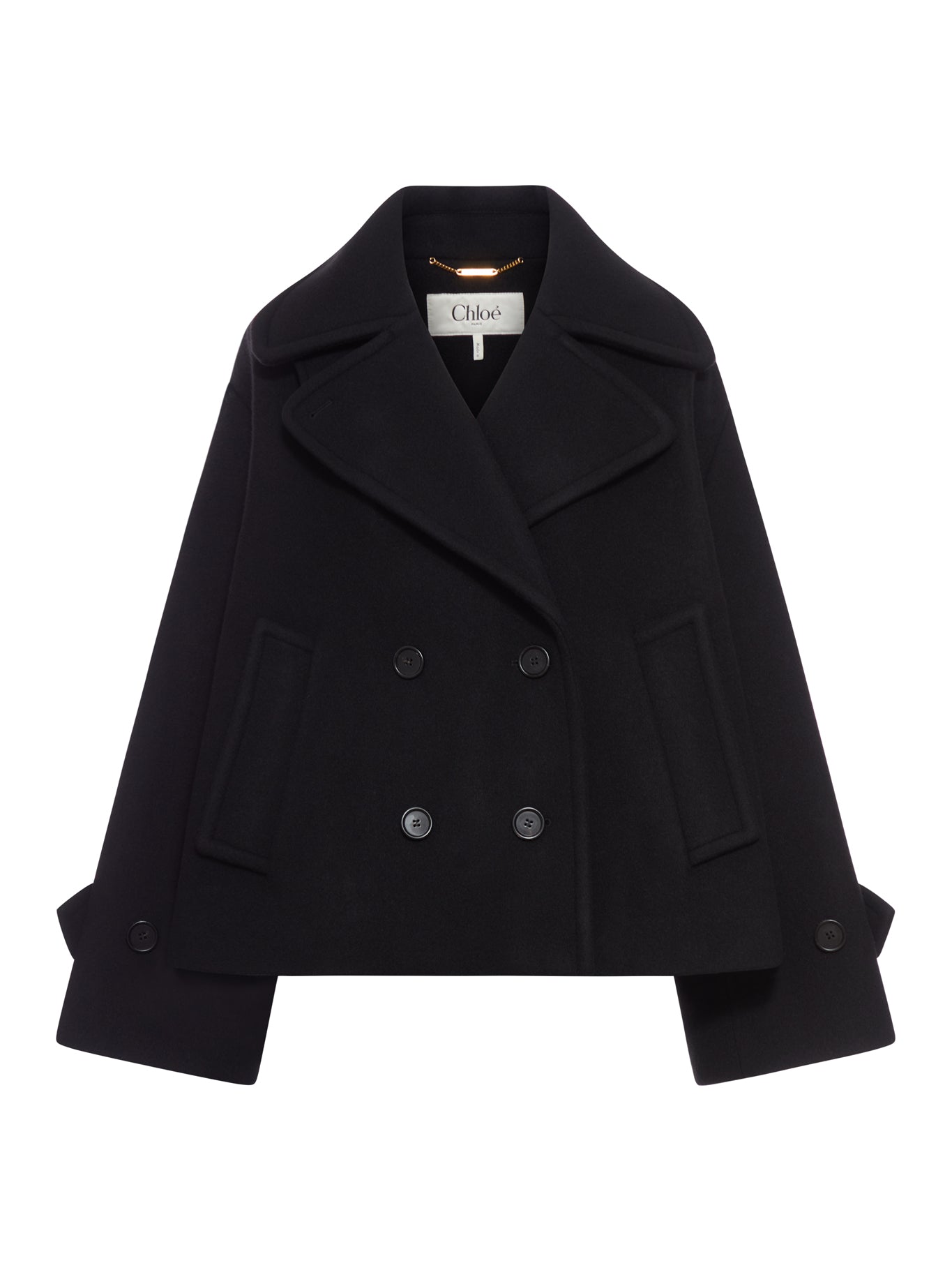 Chloé OVERSIZED SHORT WOOL COAT