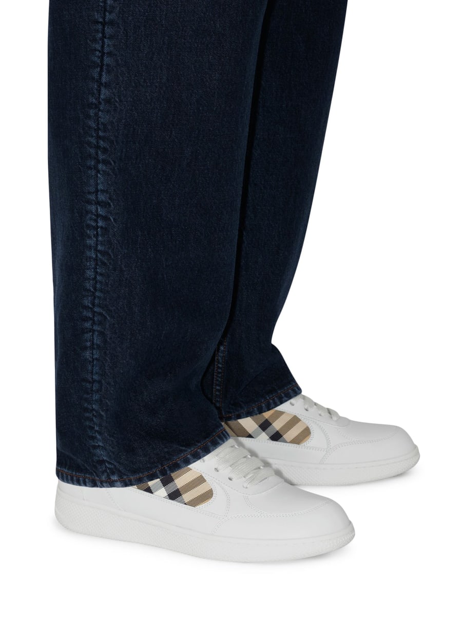 Burberry TERRACE LEATHER SNEAKER, view 2