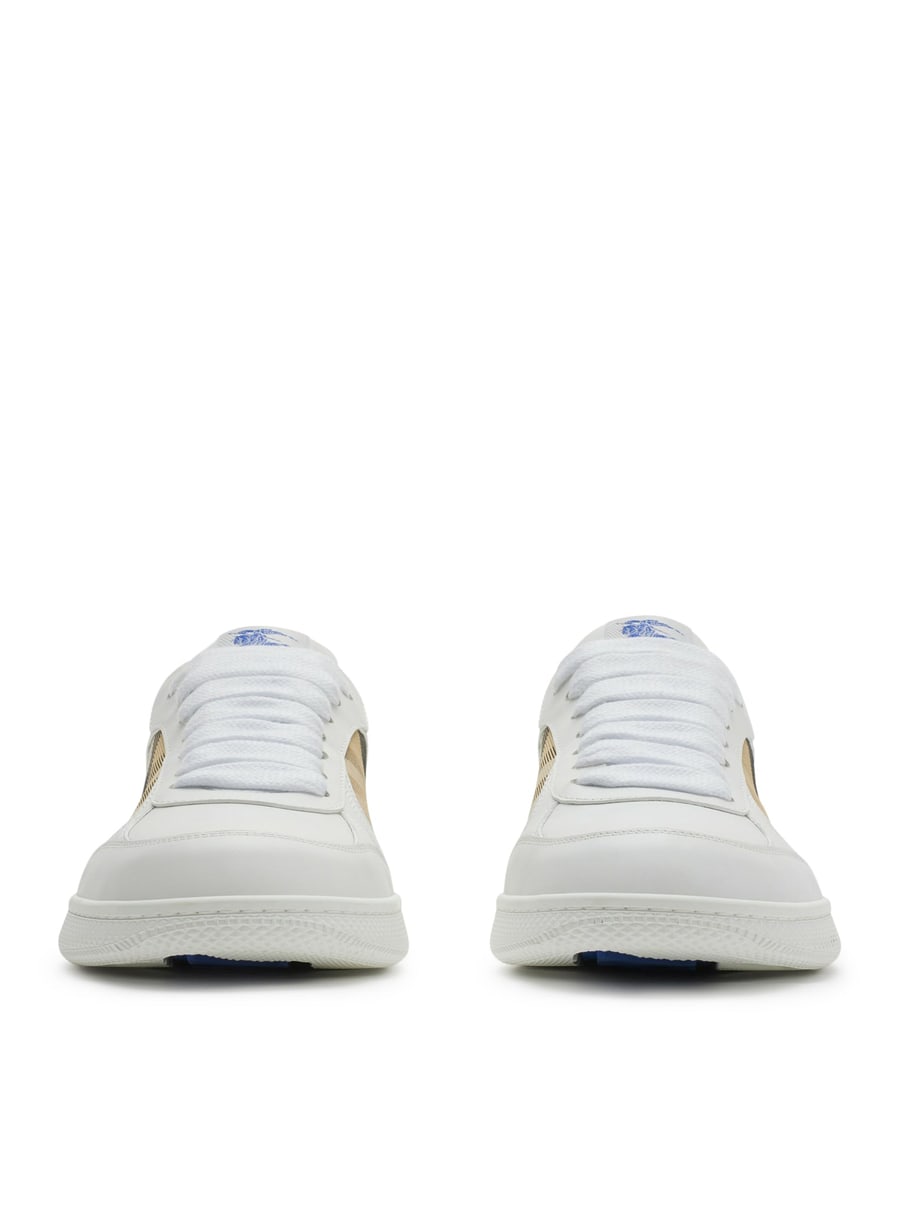 Burberry TERRACE LEATHER SNEAKER, view 3