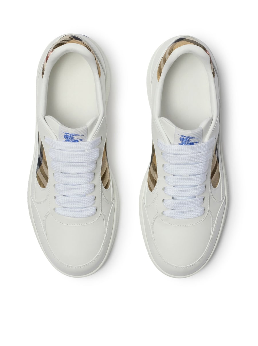 Burberry TERRACE LEATHER SNEAKER, view 5