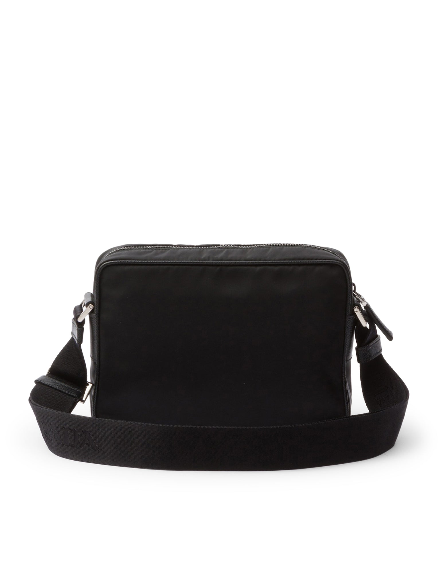 Prada SHOULDER BAG IN RE-NYLON AND SAFFIANO, view 2