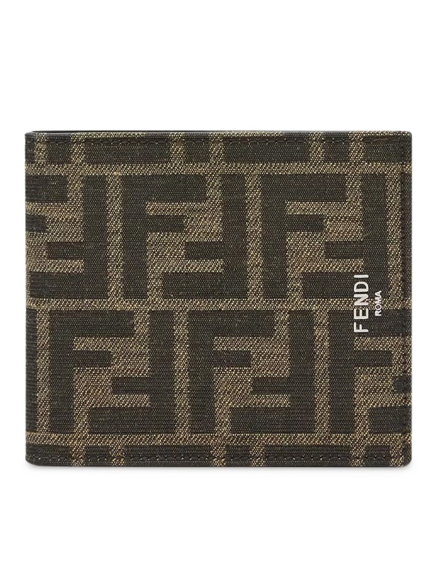 Fendi FENDI FF JACQUARD WALLET
