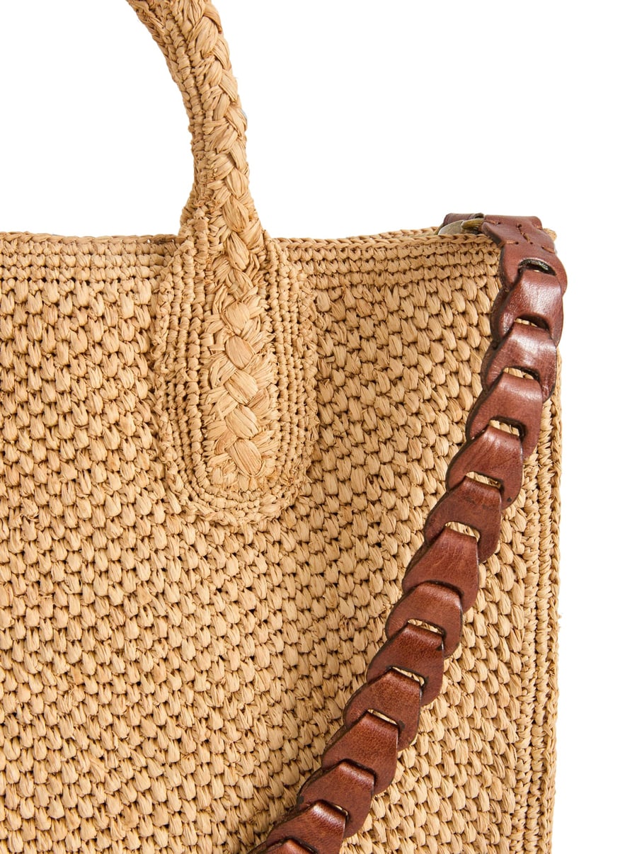 I Beliv RARY TEA RAFFIA BAG, view 4