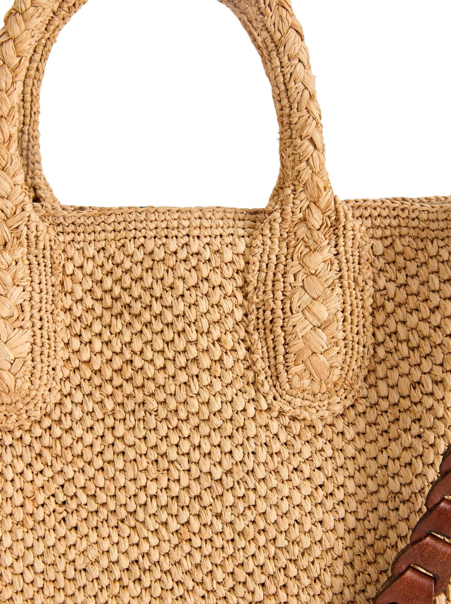 I Beliv RARY TEA RAFFIA BAG, view 6