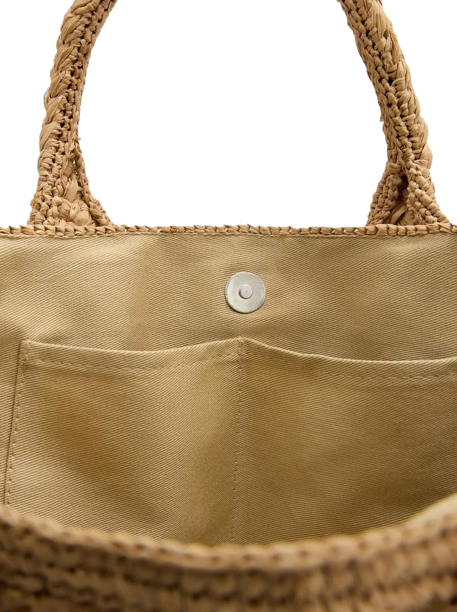 I Beliv RARY TEA RAFFIA BAG, view 8