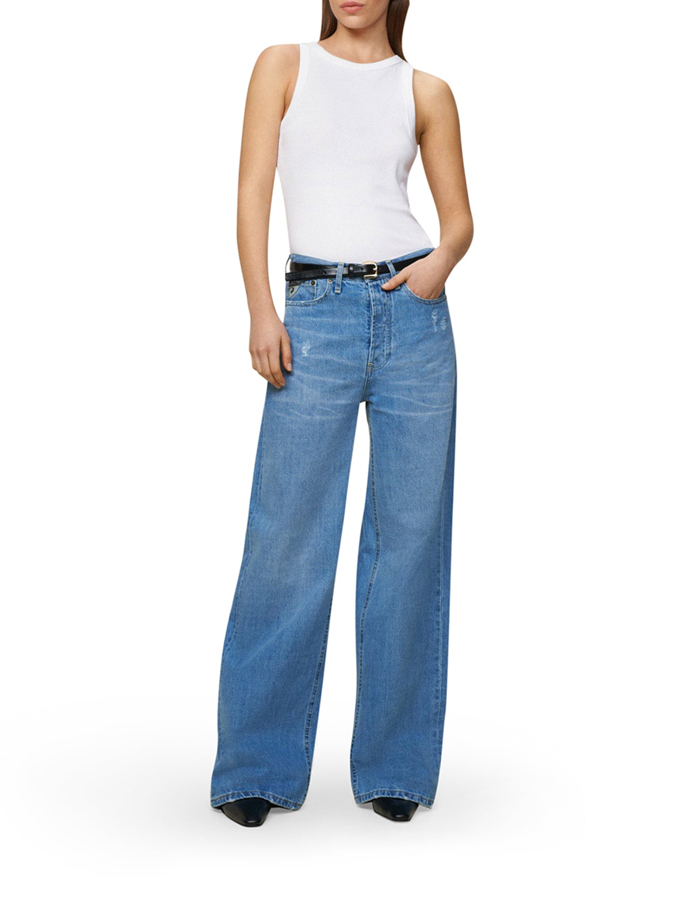 Lois SKATER LOOSE WIDE LEG JEANS, view 2