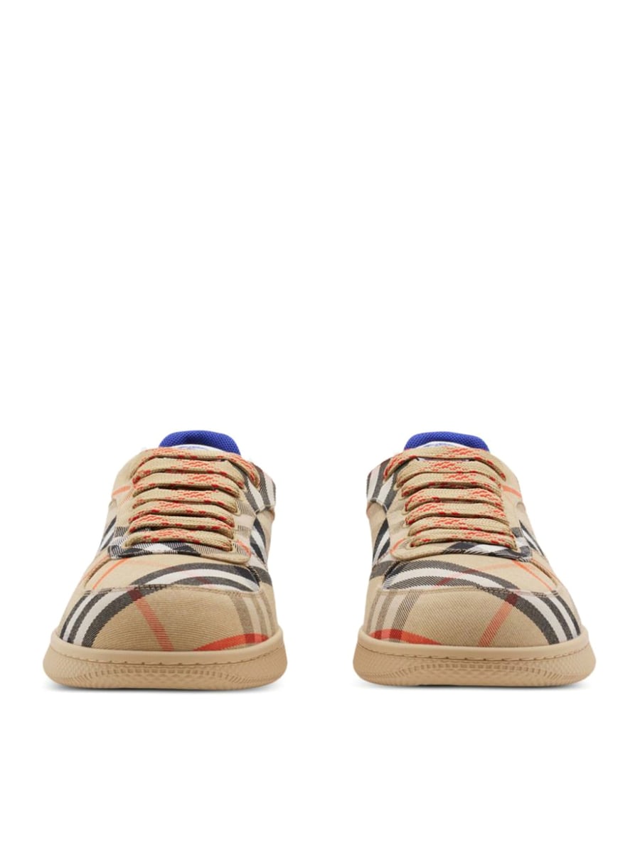 Burberry CHECKED BOX SNEAKERS, view 3