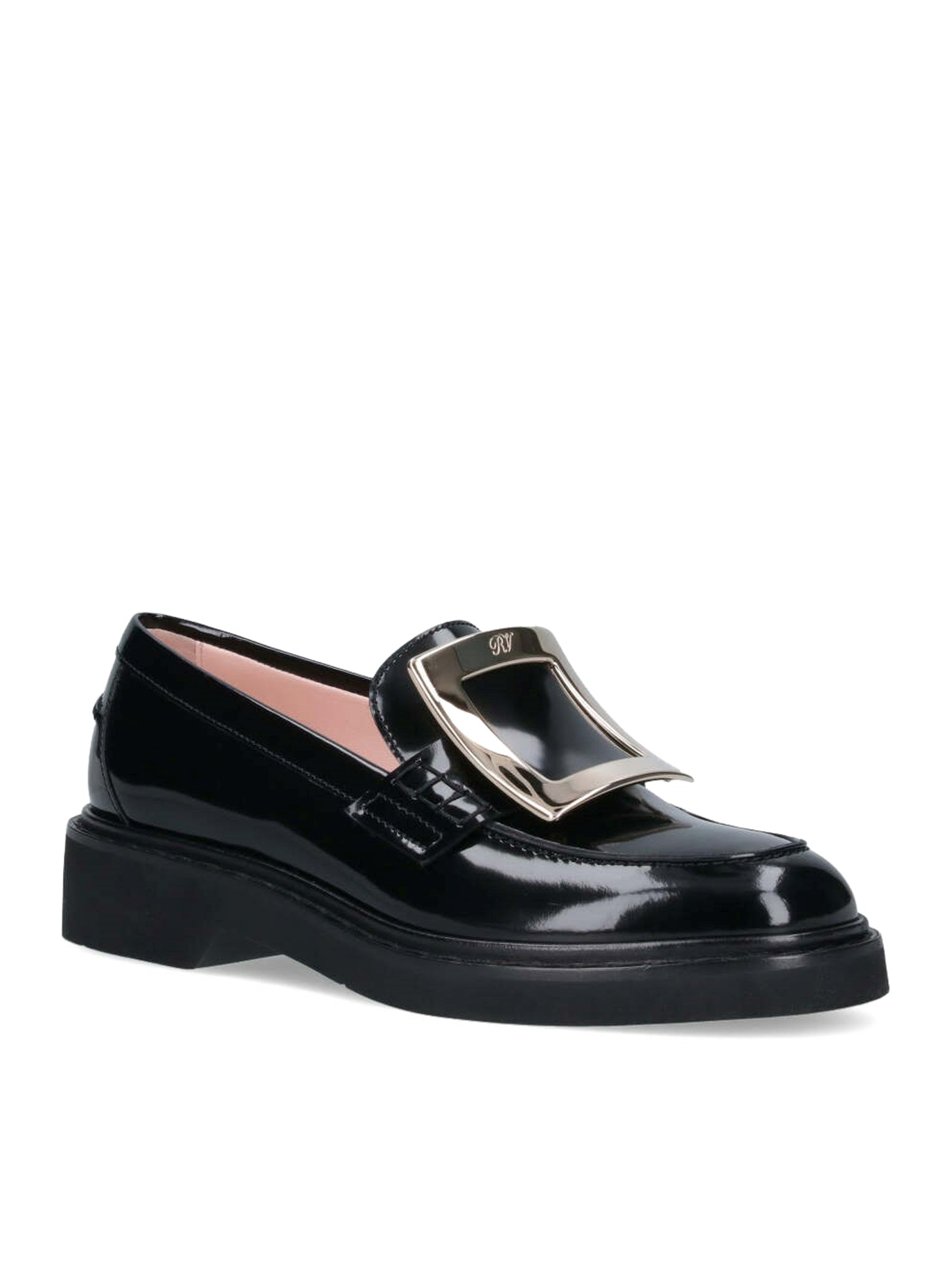 Roger Vivier Mocassins Viv’ Rangers en cuir, view 2