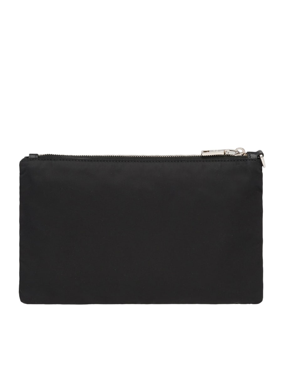 Prada RE-NYLON AND SAFFIANO POUCH, view 4