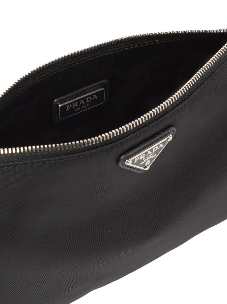 Prada RE-NYLON AND SAFFIANO POUCH, view 5